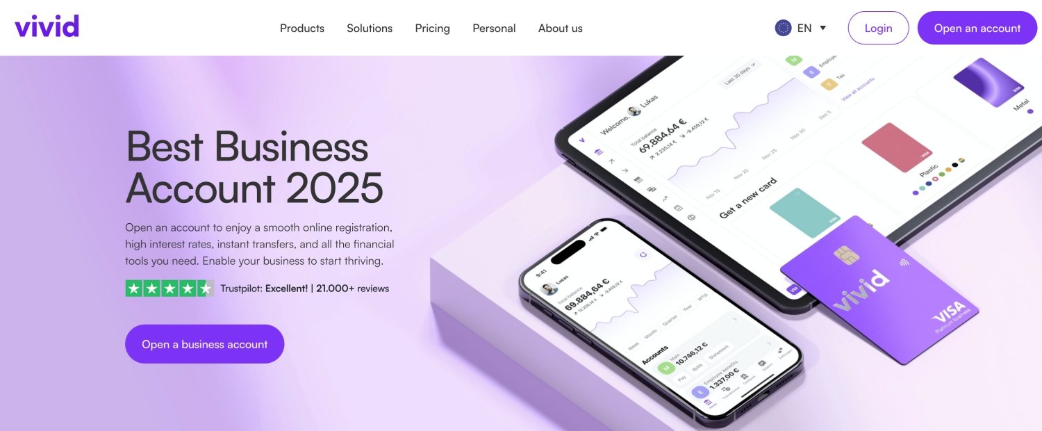 Best Online Banks - Vivid Money